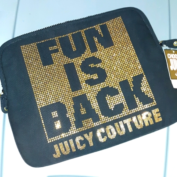 NWT Rare JUICY COUTURE Padded Laptop Sleeve - Picture 5 of 16